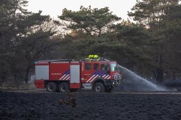 Grote brand op de heide in Ede