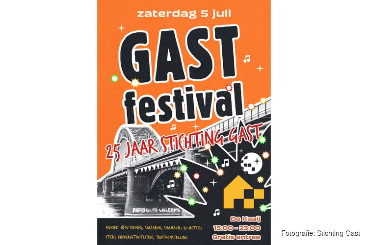 Gast bedankt Nijmegen met festival