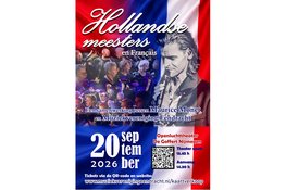 Concert met Maurice Monet in Goffertpark Nijmegen, de Eendracht Escharen op de Franse toer