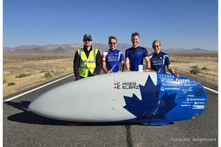 Nieuw wereldrecord: Nijmeegse fiets nieuw sprint record
