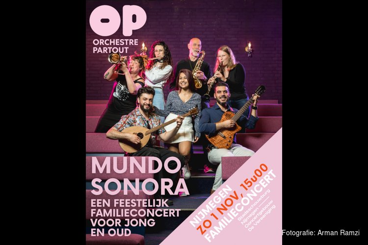 Muzikanten uit azc Nijmegen en Muziekvereniging Tarcisius presenteren liefdesliedjes uit het Midden-Oosten tijdens het concert Mundo Sonora in De Vereeniging in Nijmegen.