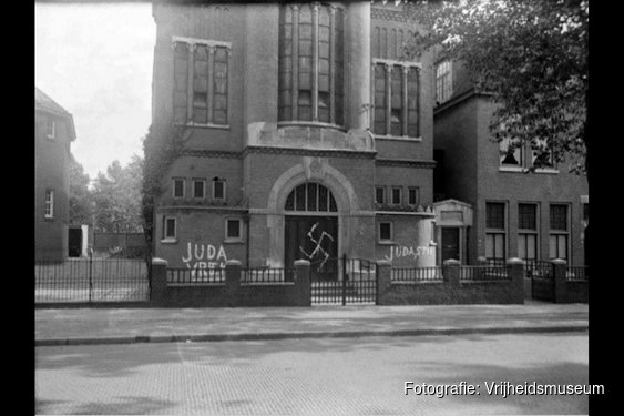 Herdenking Kristallnacht in het Vrijheidsmuseum